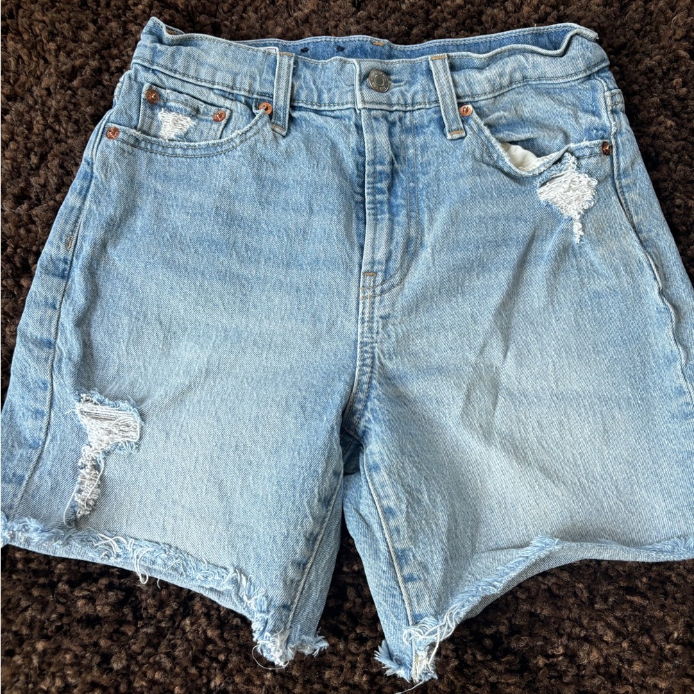 GAP Size 25 Distressed Jean Shorts